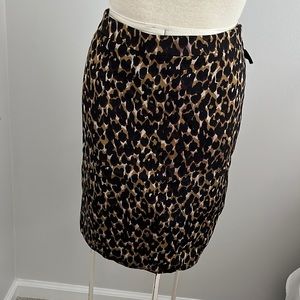 Ann Taylor 6petite print skirt